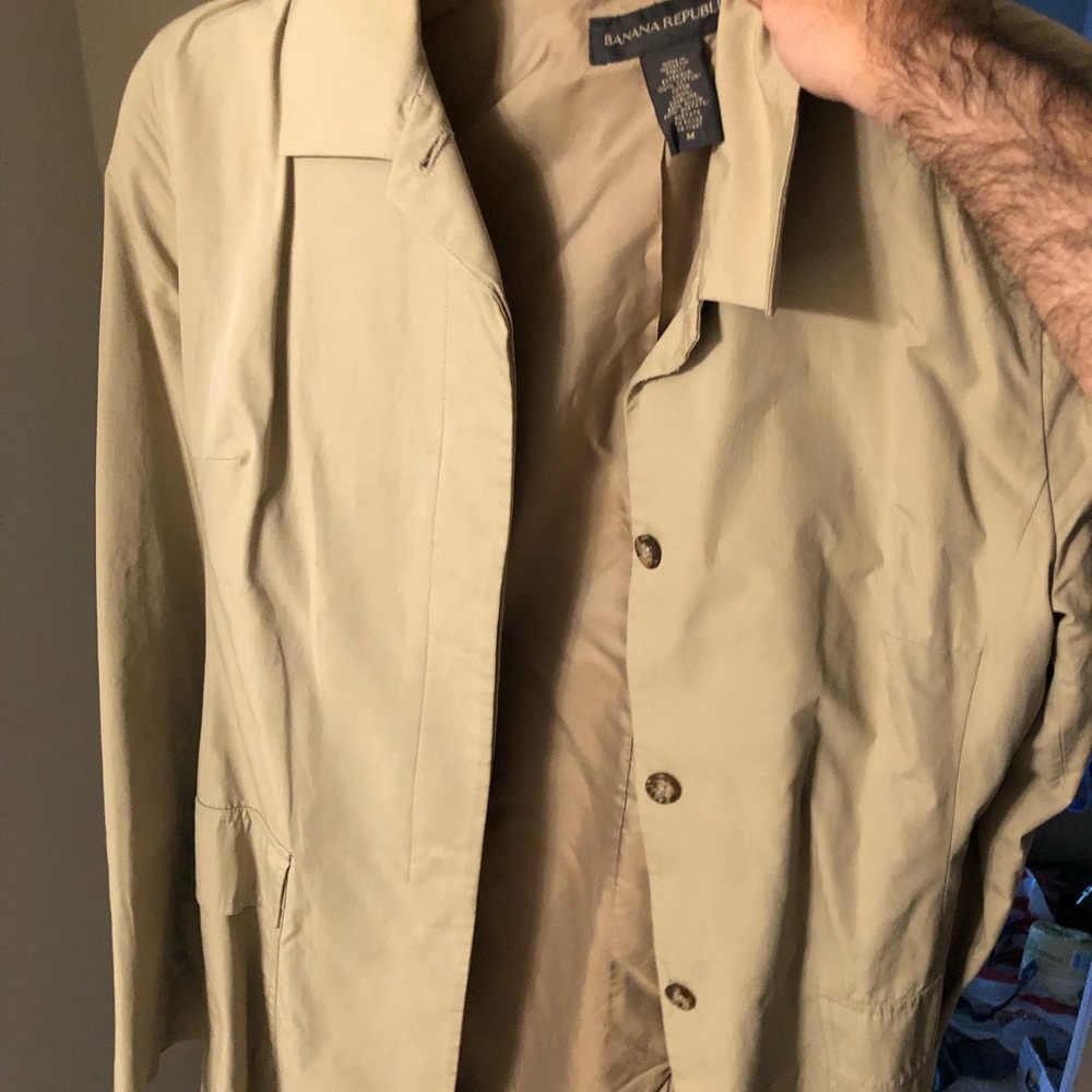 Men’s banana republic size medium coat.